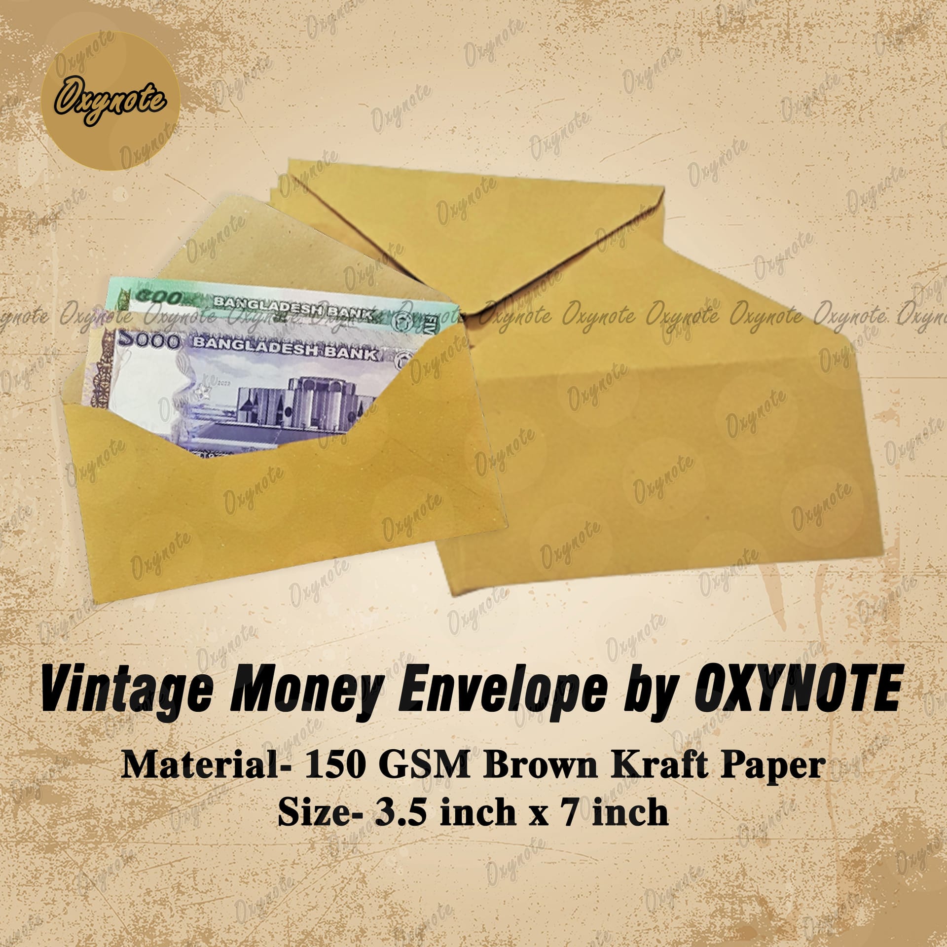 Vintage Money Envelope by OXYNOTE