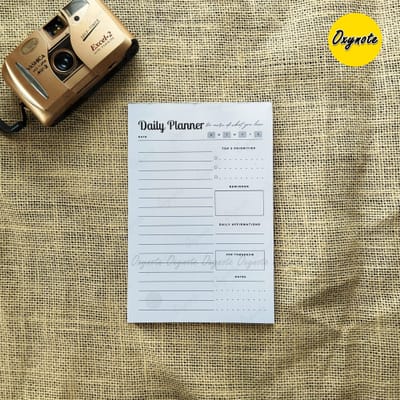 Oxynote "Daily Planner" Notepad - 8.2 inch x 5.6 inch - 31 Sheets_img_5