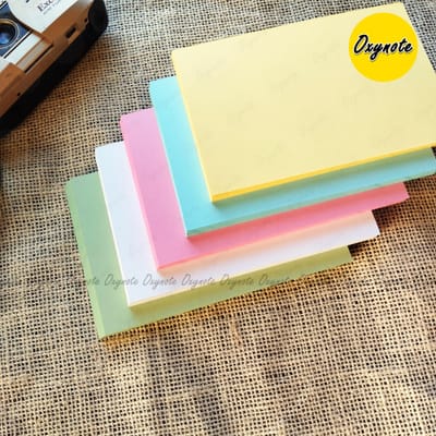 OXYNOTE 6x4 inch Blank Index Flashcards - 30 Cards - Suitable for Exam Preparation, Cheat Sheets, Short Notes, Syllabus Revision_img_0