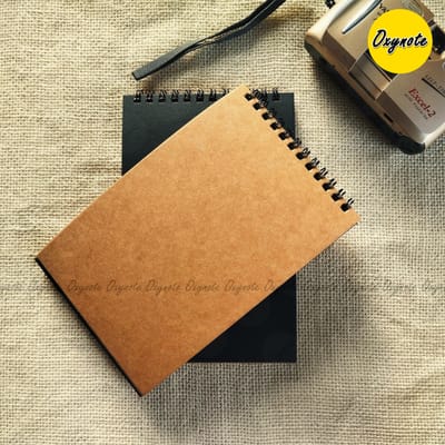 Aadim Series Art Book by OXYNOTE - 400 GSM Brown Card - 30 Pages - 15 Sheets_img_0