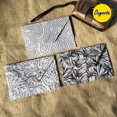 OXYNOTE Monarch Series Premium Designed Vintage Pattern Envelope_img_4