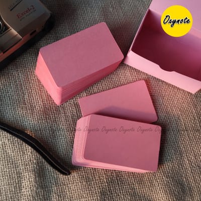 Oxynote Mini Blank Index Flash Cards - Round Corner_img_3