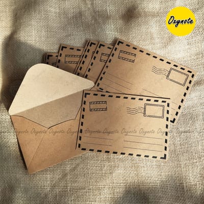 Monarch Series Postcard Designed Envelope Set by OXYNOTE_img_3